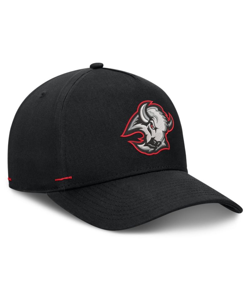 Men's Black Buffalo Sabres Alternate Authentic Pro Rink A-Frame Adjustable Hat