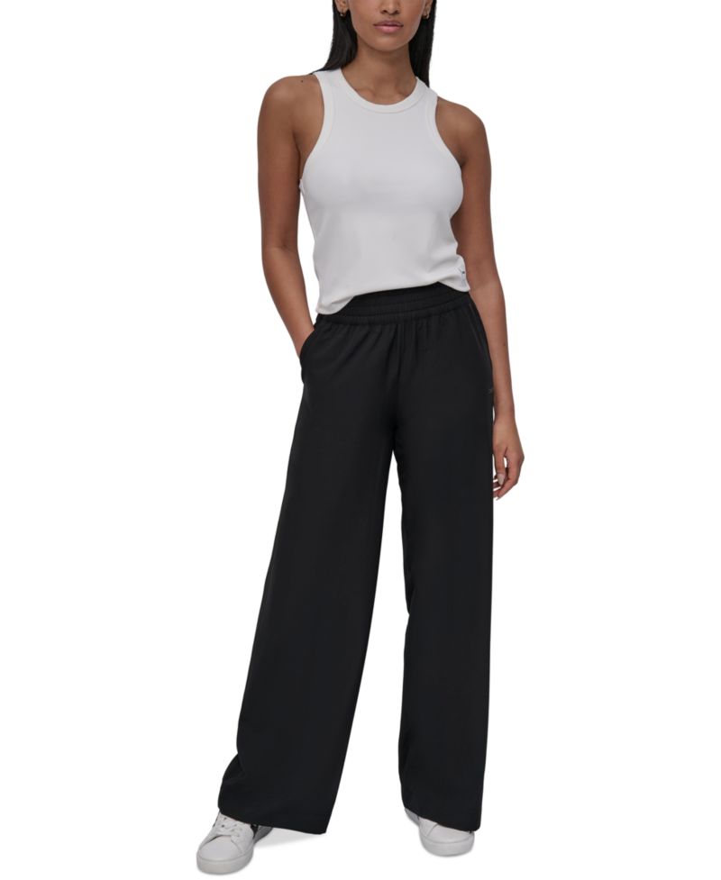 Women's Hudson Stretch Wide-Leg Pull-On Pants
