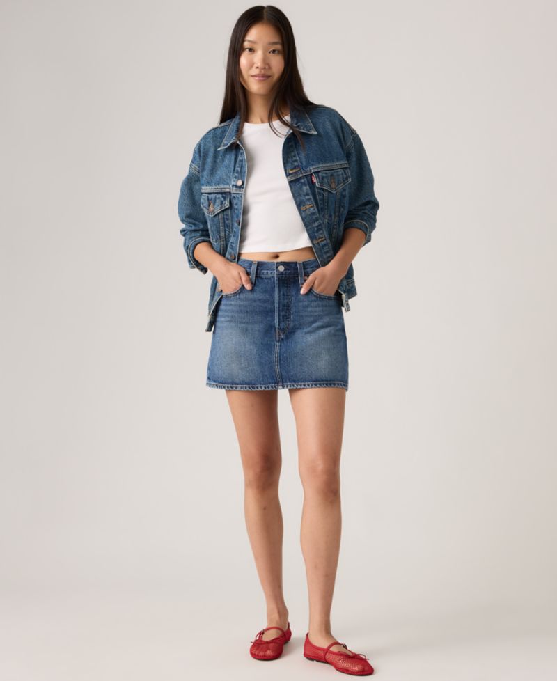Premium Women's Icon Cotton Denim Skirt