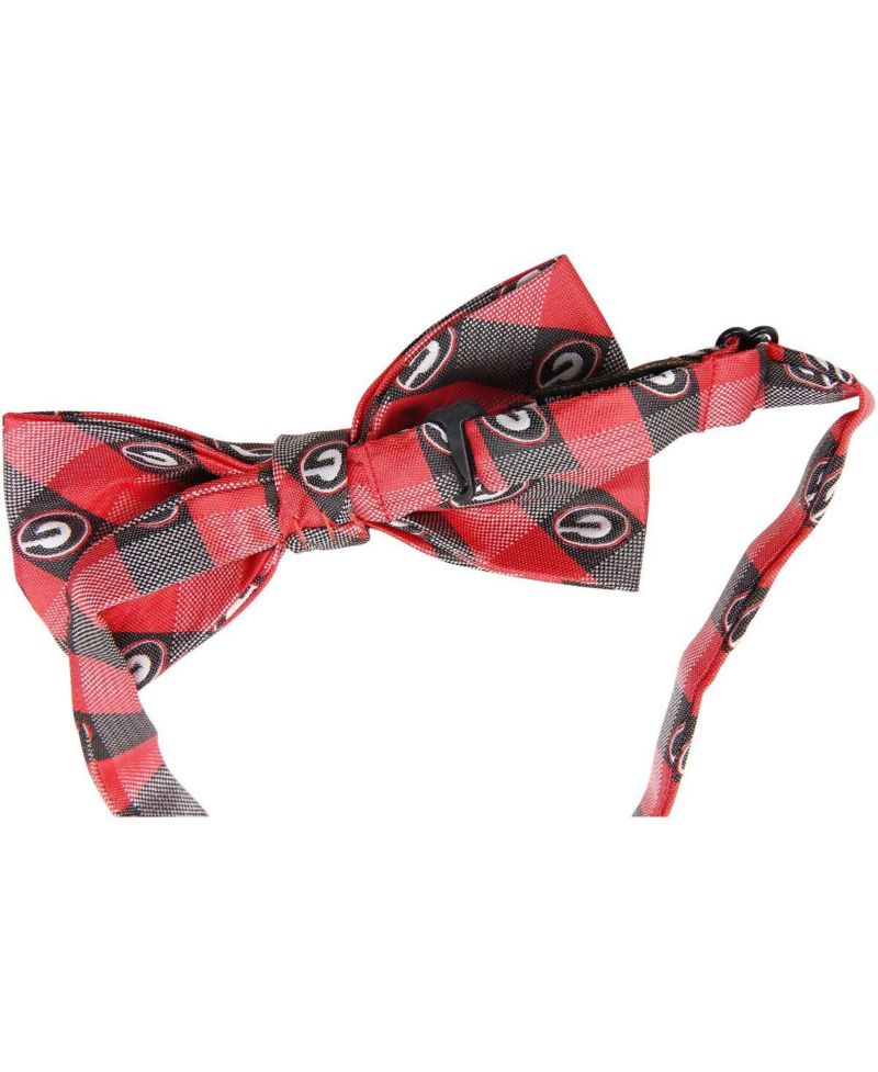 Georgia Bulldogs Check Bow Tie