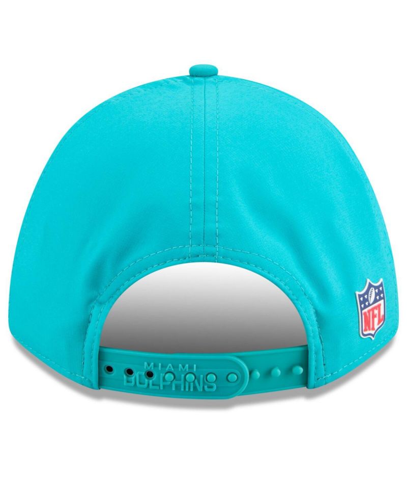Men's Aqua Miami Dolphins 2025 Sideline M-Crown 9FORTY Adjustable Hat
