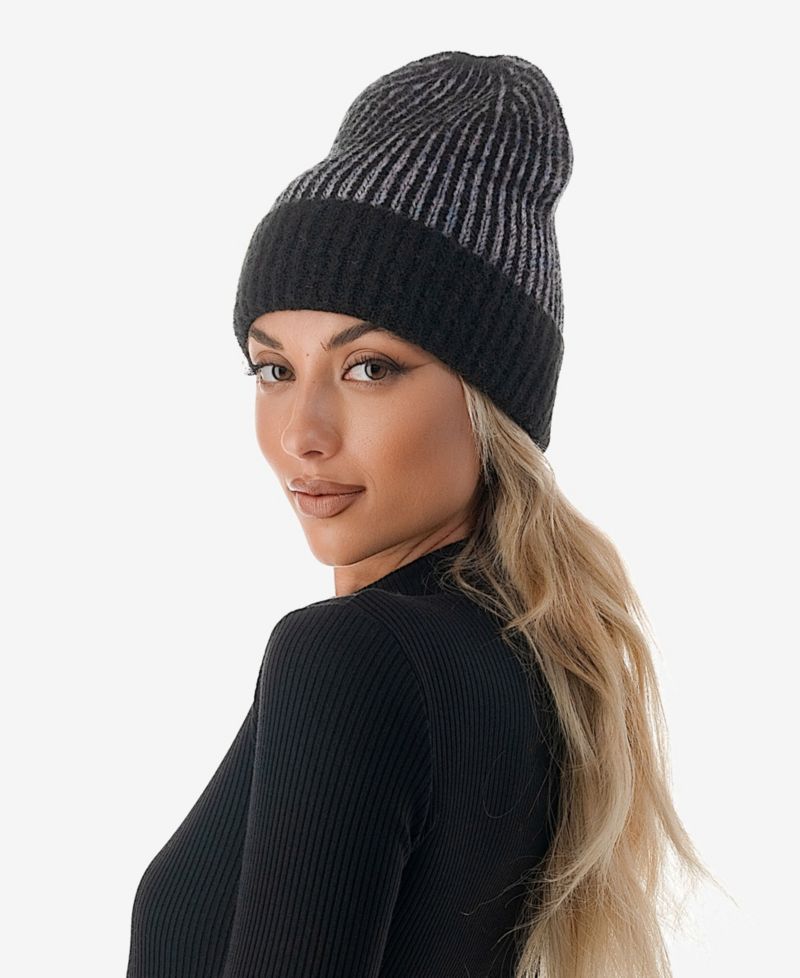 Women's Confetti Cuff Ribbed Knit Beanie