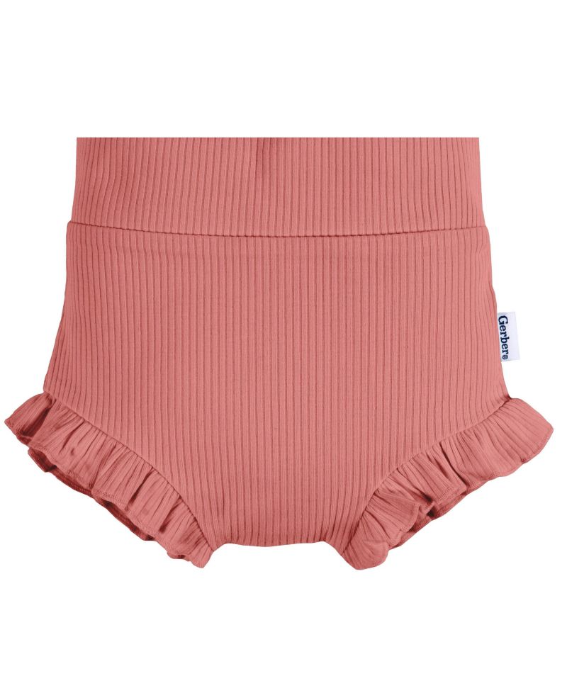 Baby Girls Bubble Shorts, 3-Pack