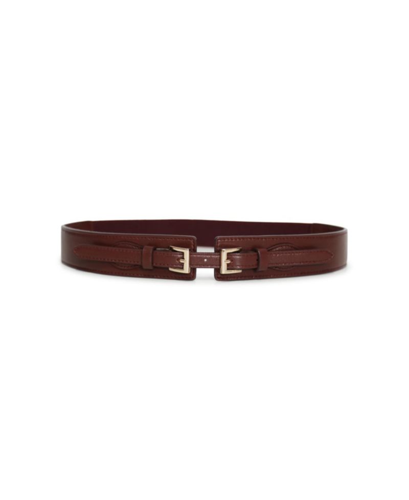 London Fog Leather Waist Belt