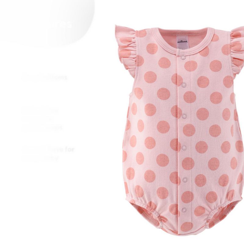 Baby Girls Rompers - 2 Pack, Navy Floral