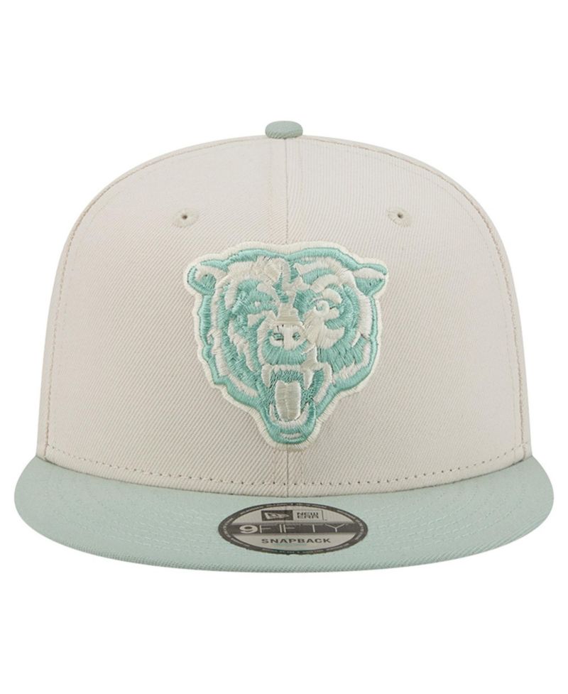 Men's Cream/Light Green Chicago Bears Color Pack Two-Tone 9FIFTY Snapback Hat