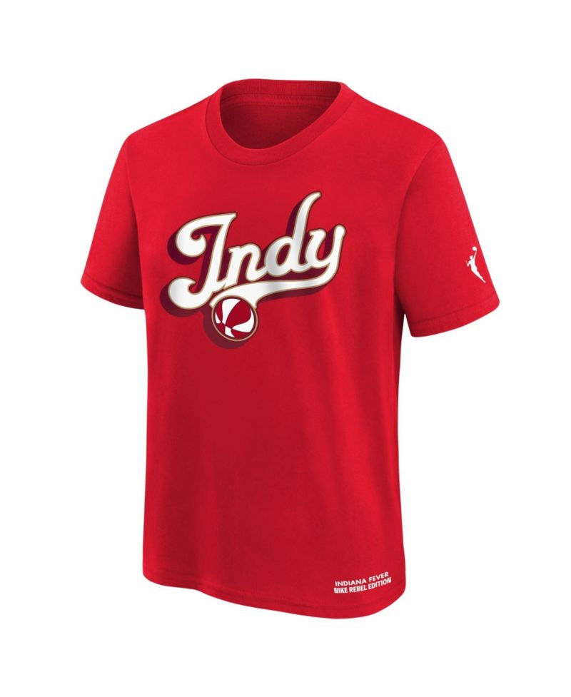 Big Boys and Girls Red Indiana Fever Rebel Edition T-Shirt