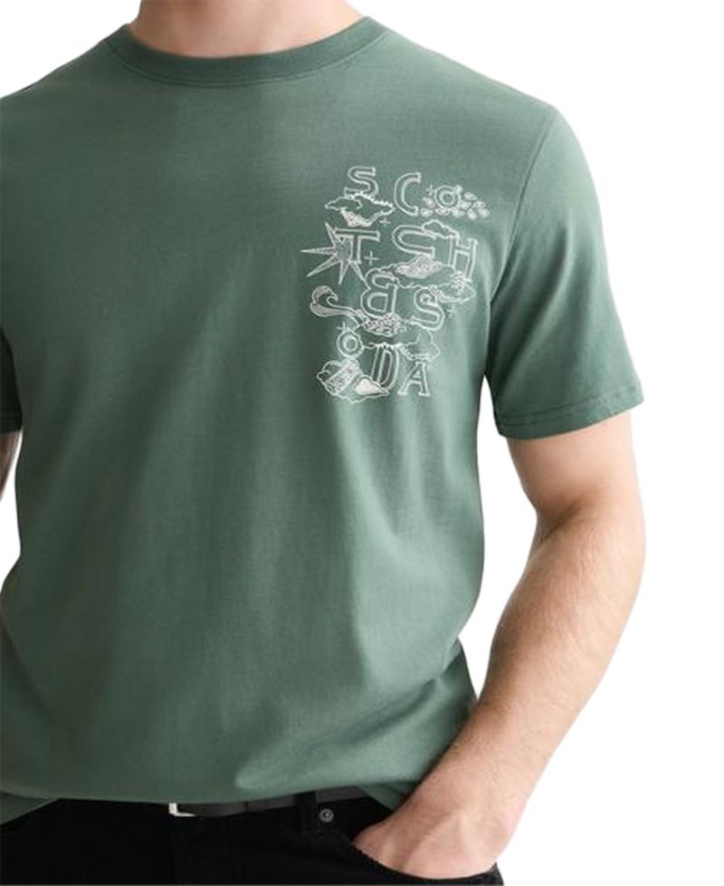 Men's Left Chest Artwork Regular-Fit T-Shirt