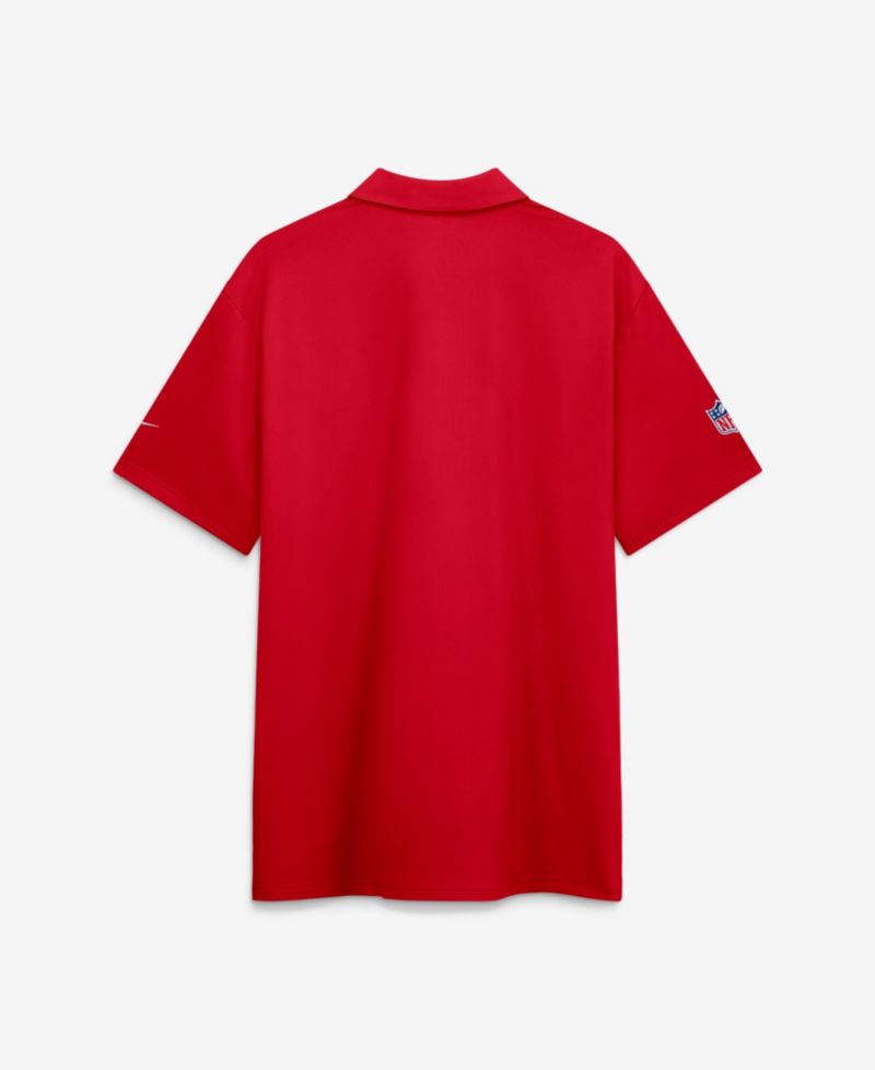 Men's Red Kansas City Chiefs Sideline Powerful Blocking Dri-FIT Tour Polo