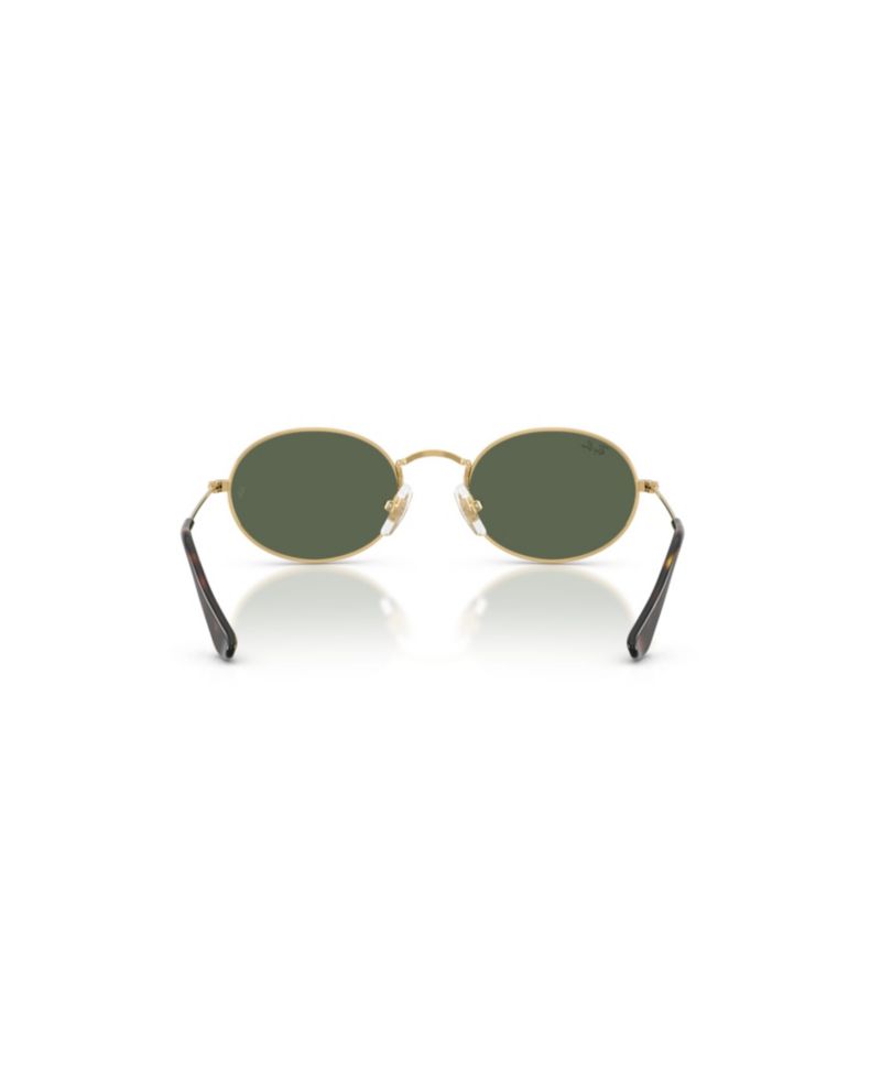 Kids' RB9645S Oval Metal Sunglasses with Adjustable Nose Pads