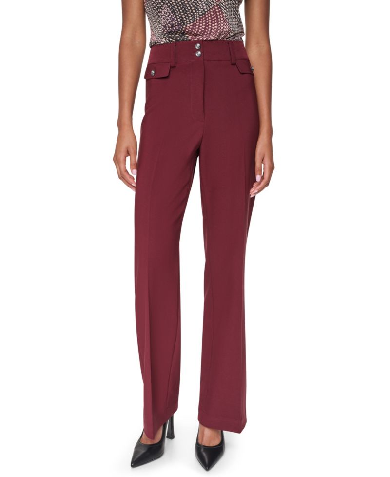 Women's High-Waisted Wide-Leg Dress Pants