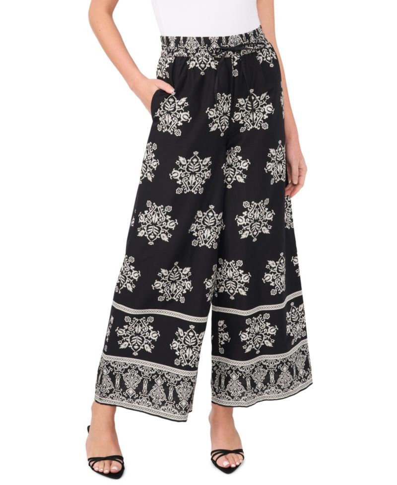 Women's Printed Sleeveless Square Neck Cotton Babydoll Top