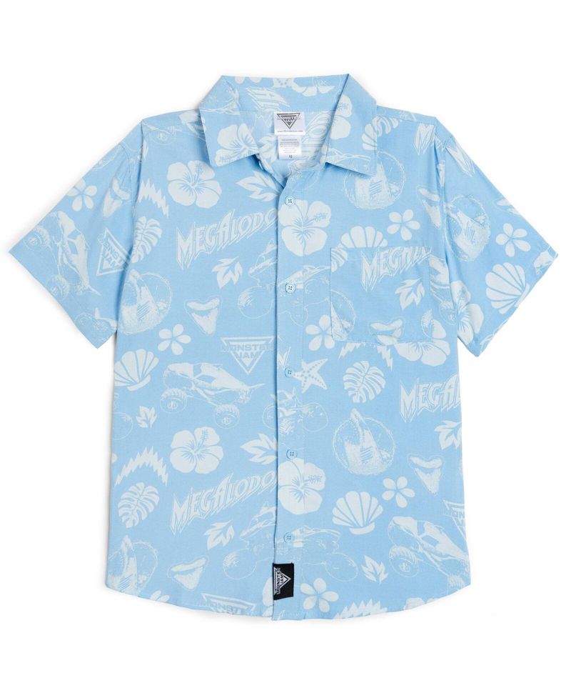 Toddler Boys Short Sleeve Button Down Shirt