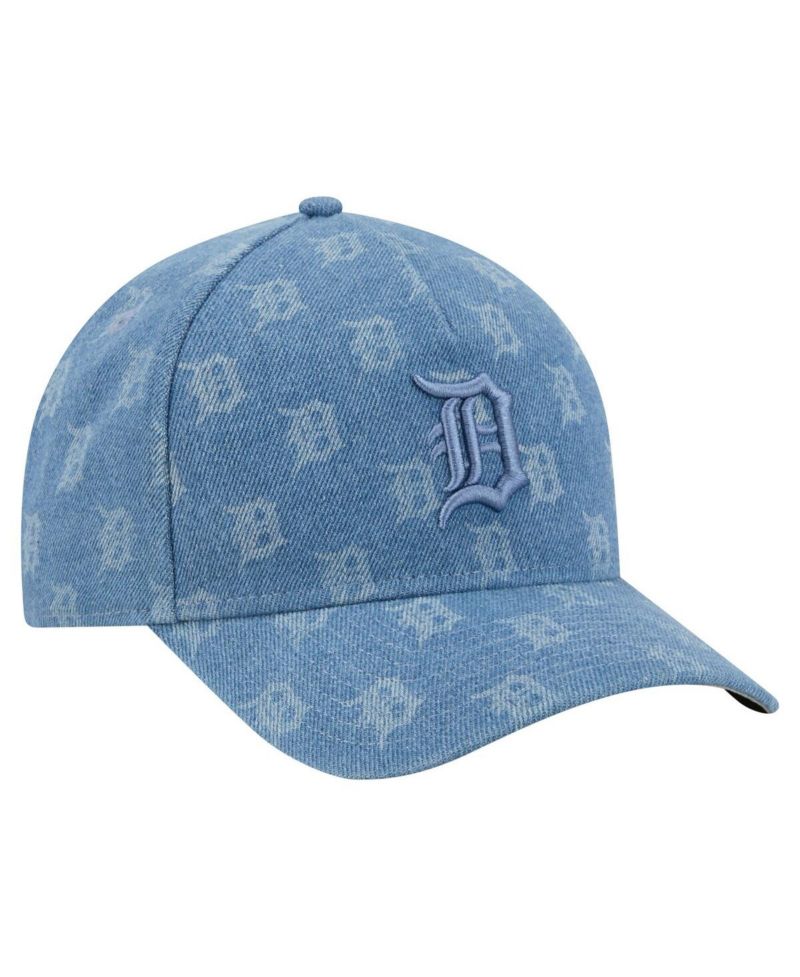 Men's Denim Detroit Tigers A-Frame 9FORTY Adjustable Hat