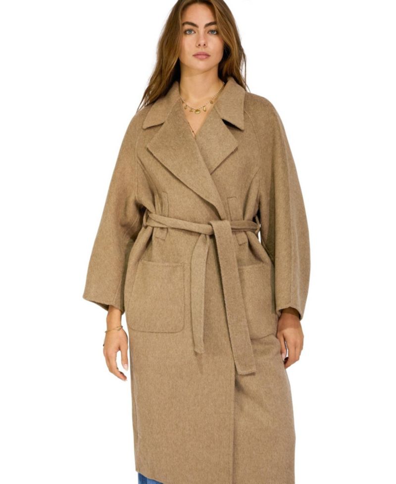 Women's Big Girl Wool Blend Coat