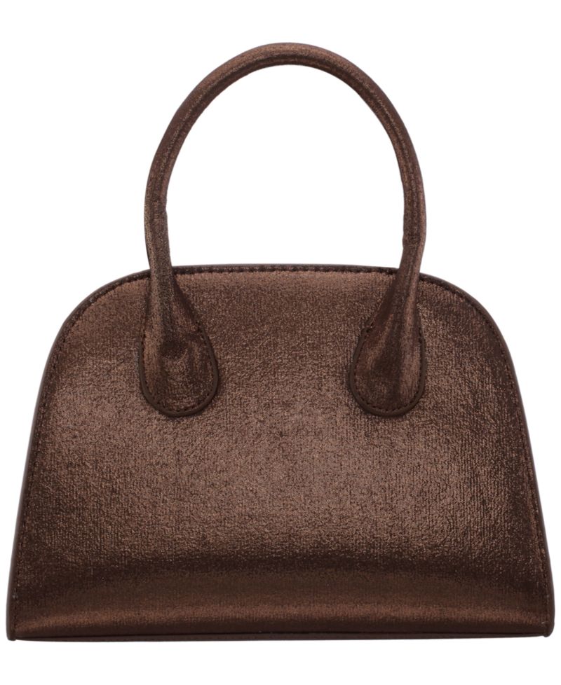 Ainsley Metallic Small Bowling Shoulder Handbag
