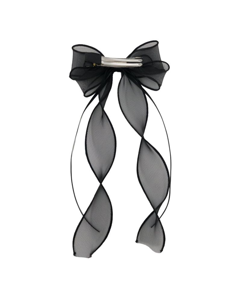 Girls Organza Double Ribbon Clip Gift Set with Tin Case