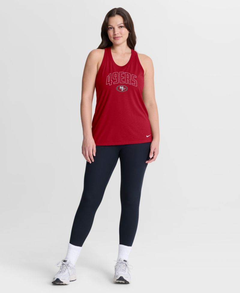 Women's San Francisco 49ers Primetime Scoop Neck Tri-Blend Tank Top