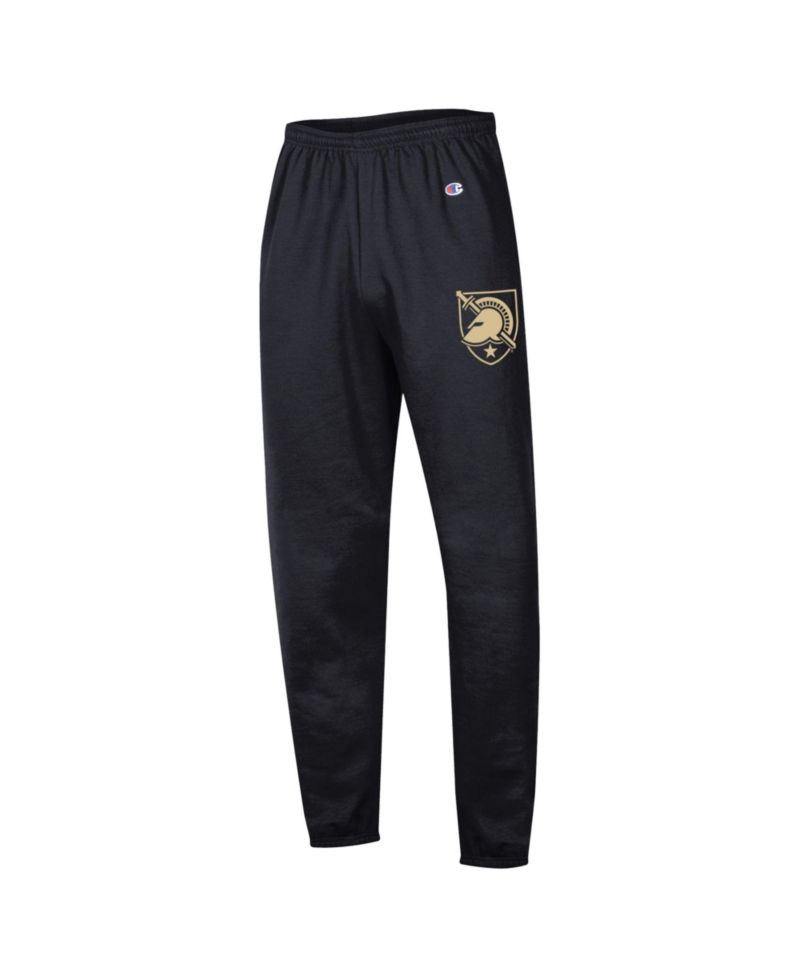Men's Black Army Black Knights Powerblend Banded Fleece Sweatpants