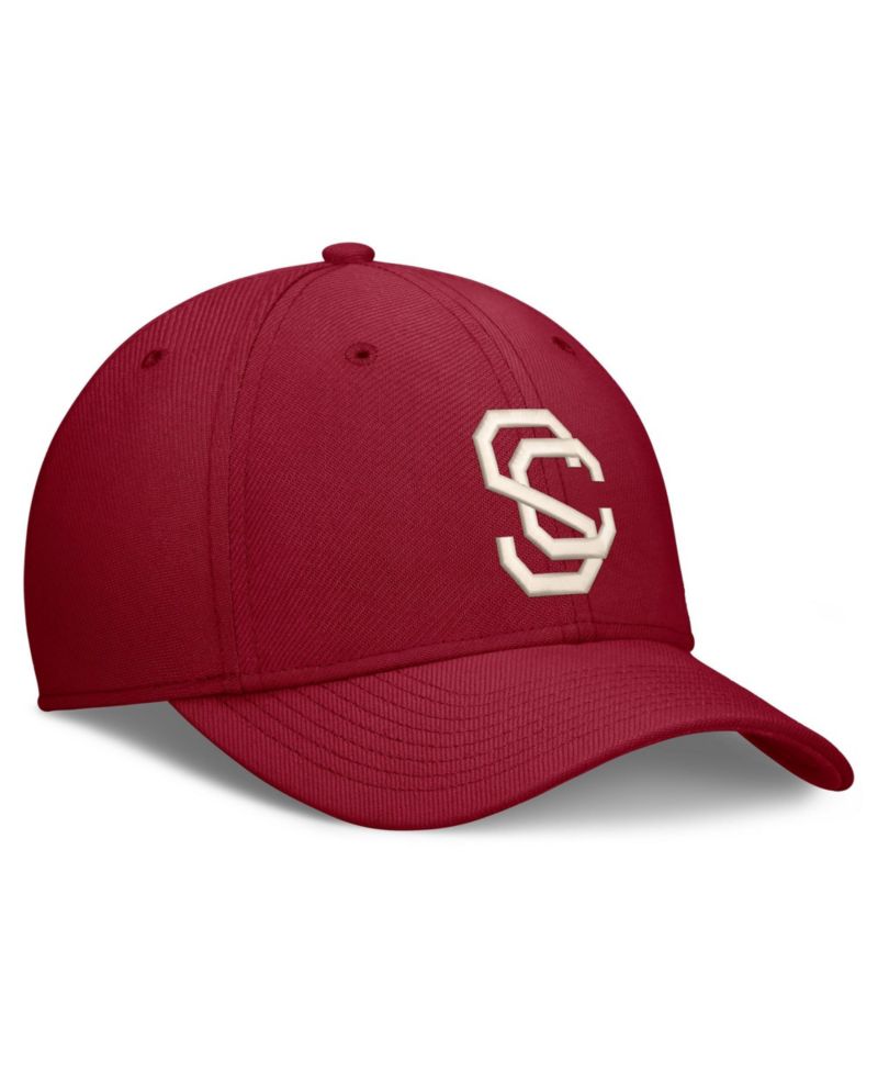 Men's Cardinal USC Trojans Dri-FIT Vintage Rise Swooshflex Flex Hat