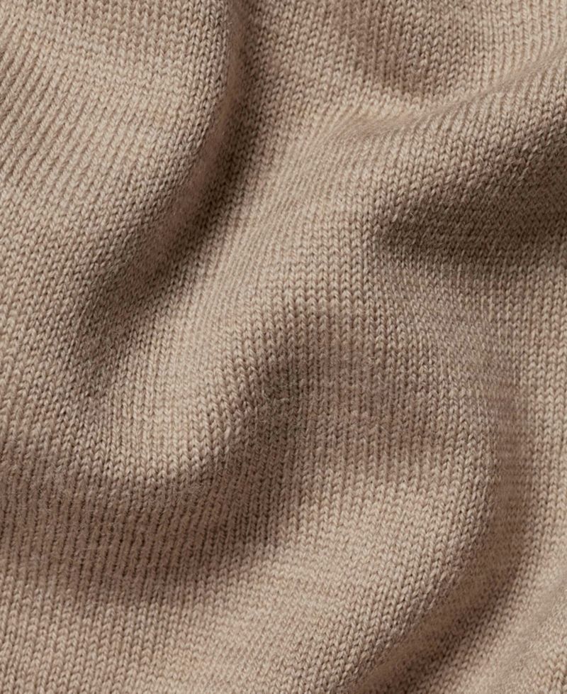Men's Long-Sleeve Quarter-Zip Merino Wool Sweater