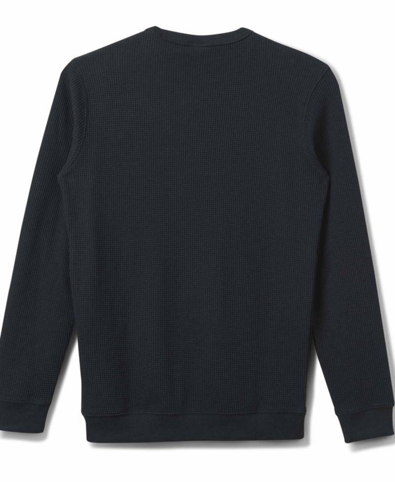 Men's Flanders Waffle Crew Long Sleeve Shirt