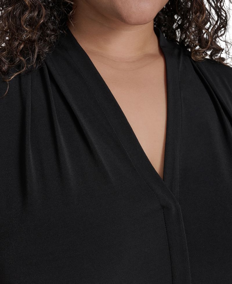 Plus Size V-Neck Top