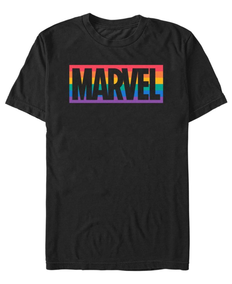 Men's Pride Color Logo Short-Sleeve T-Shirt
