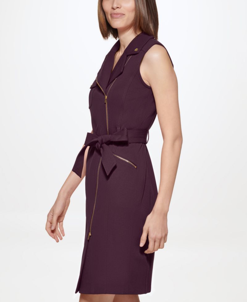 Women's Scuba Crepe Sleeveless Dress