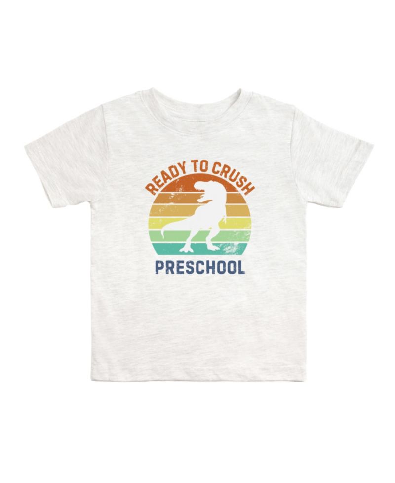 Little Boys Ready to Crush Preschool Short Sleeve T-Shirt