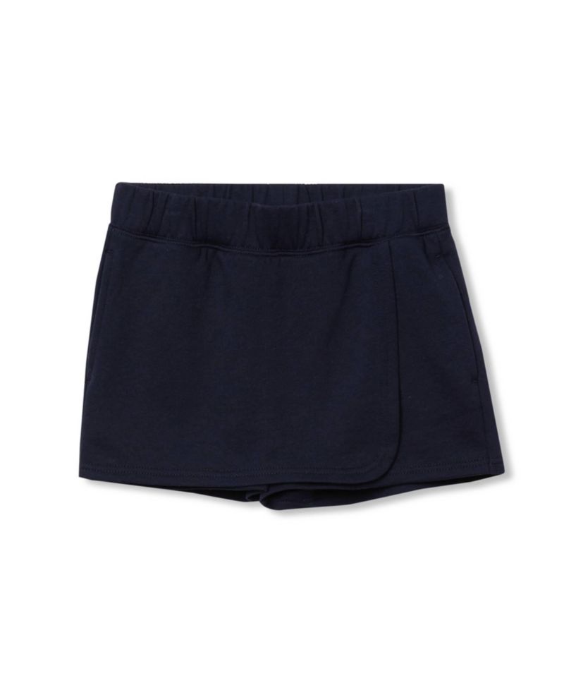 Girls Wrap Front Knit Skort