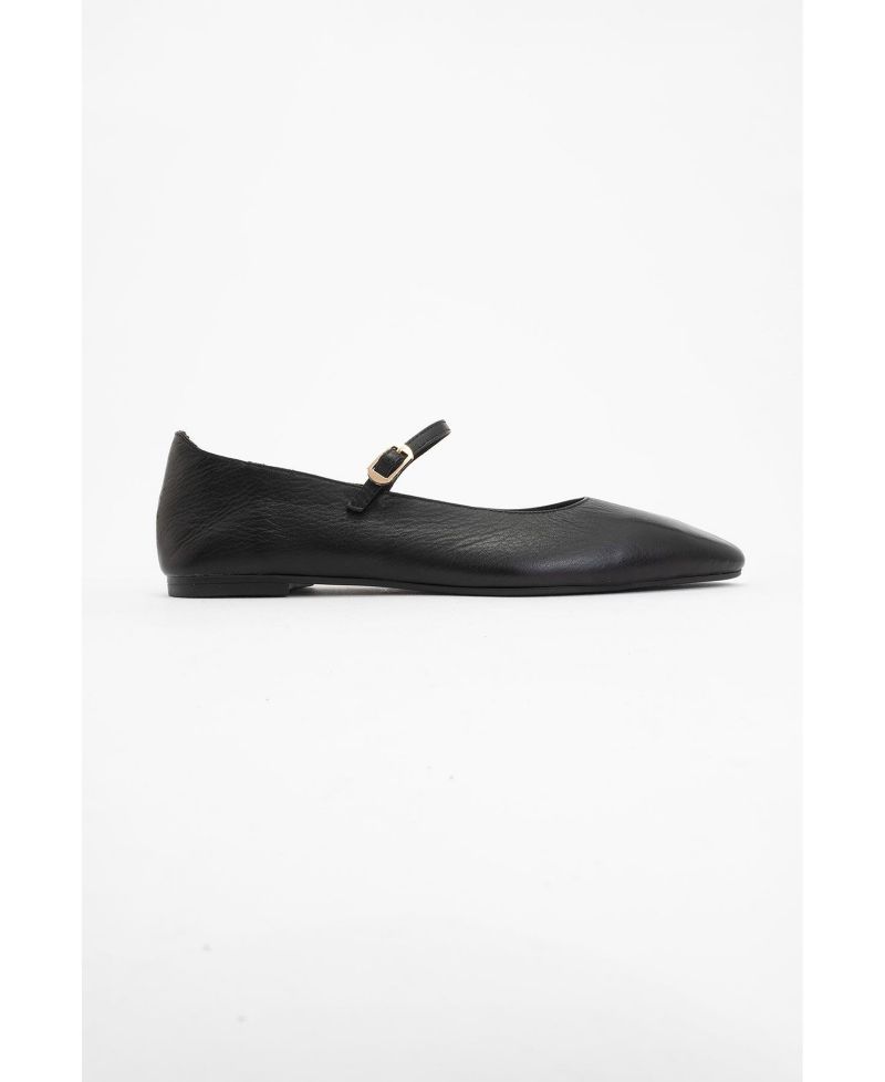 Women's Lara Leather Mary Jane Flats