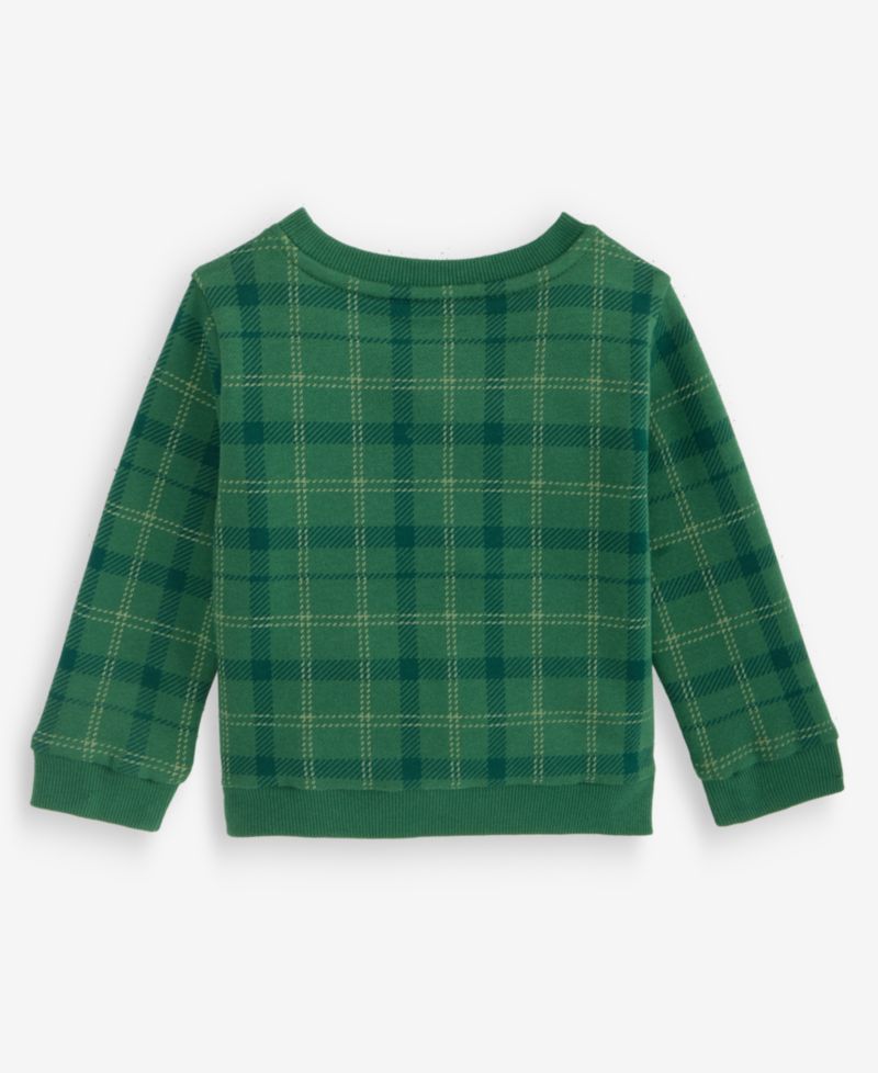 Baby Boys' 3M-24M Mix & Match Plaid Sweatshirt