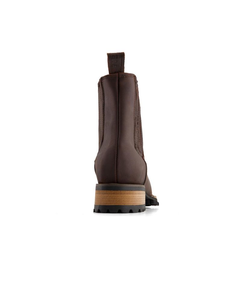 Men's Leather Chelsea Boots with side Zipper