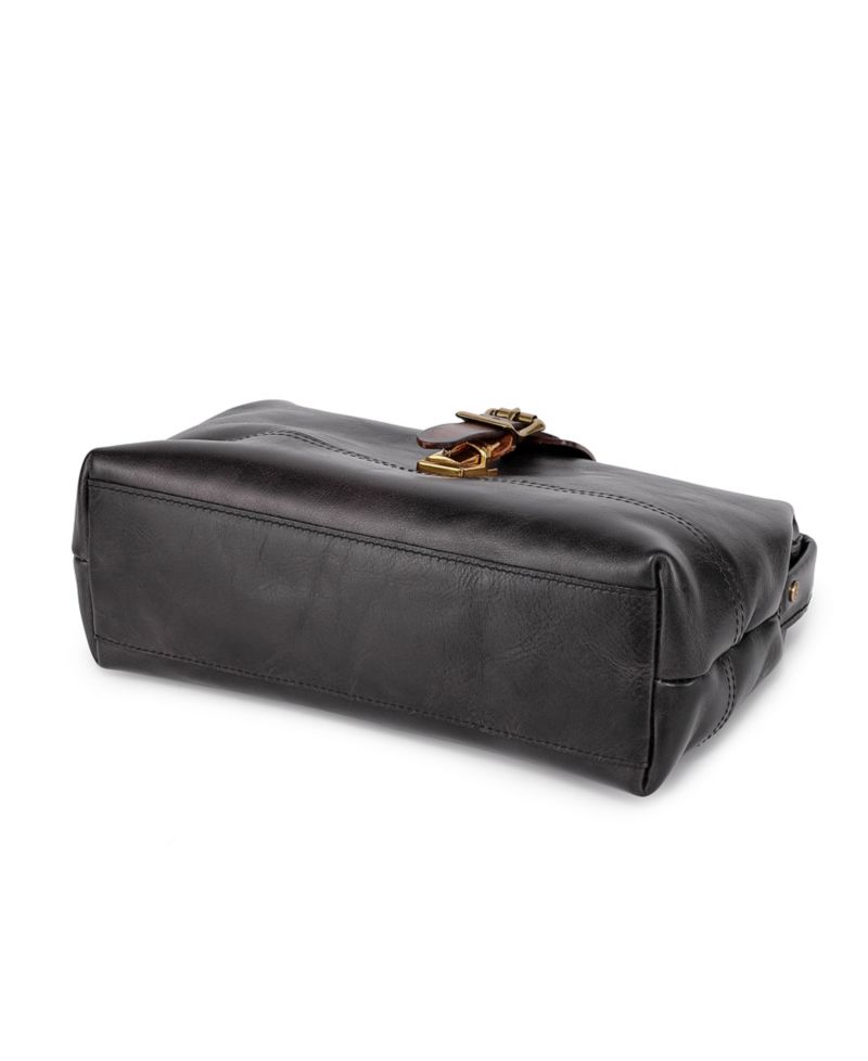 Doctor Small Leather Crossbody Satchel Bag