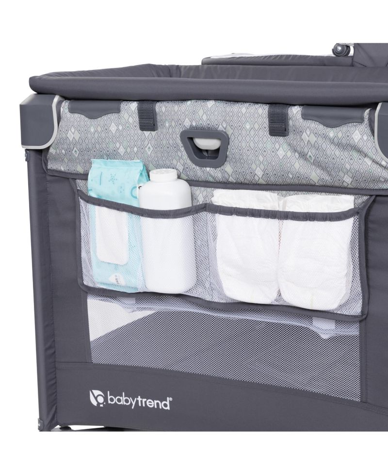 Nursery Den Playard with Snooze Pod and Flip Over Changer