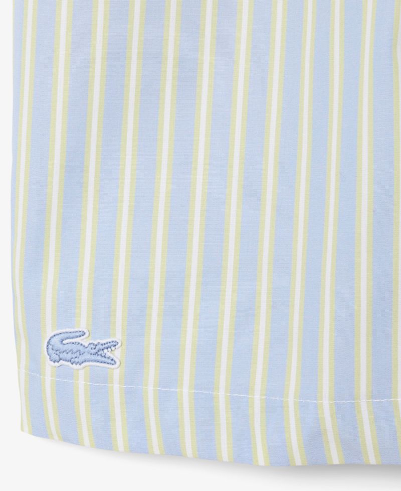 Men's Loungewear Striped Straight-Fit Shorts