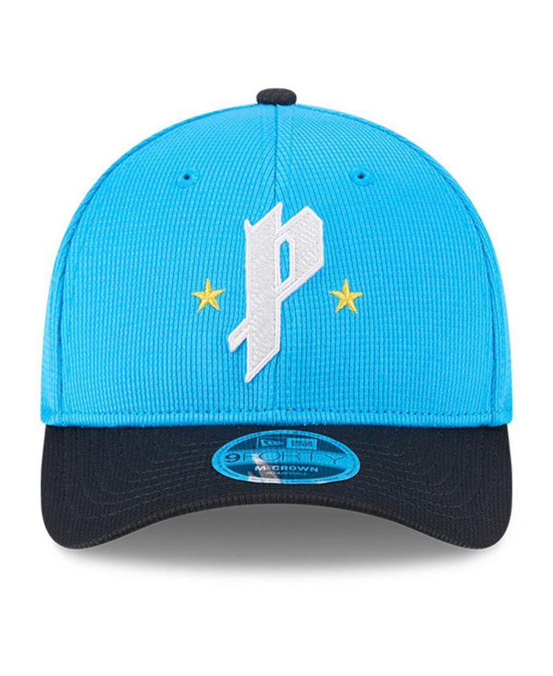 Men's Neptune Blue/Navy Philadelphia Phillies City Connect Batting Practice 9FORTY M-Crown Adjustable Hat