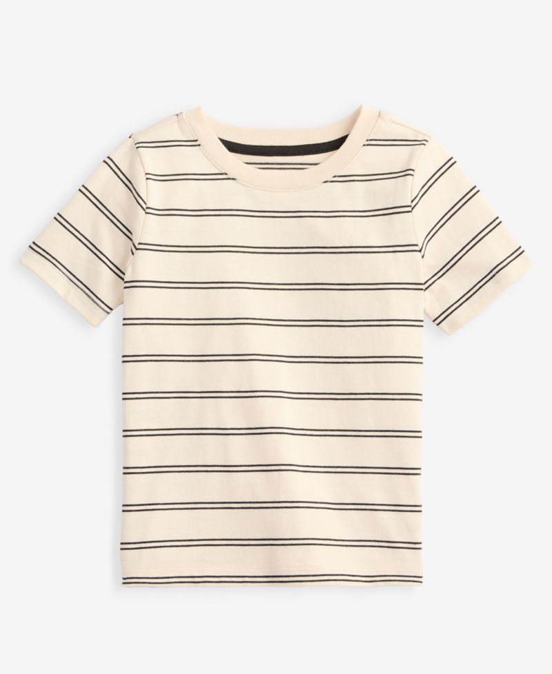 Toddler Boys' 12M-5T Double-Stripe Short-Sleeve T-Shirt