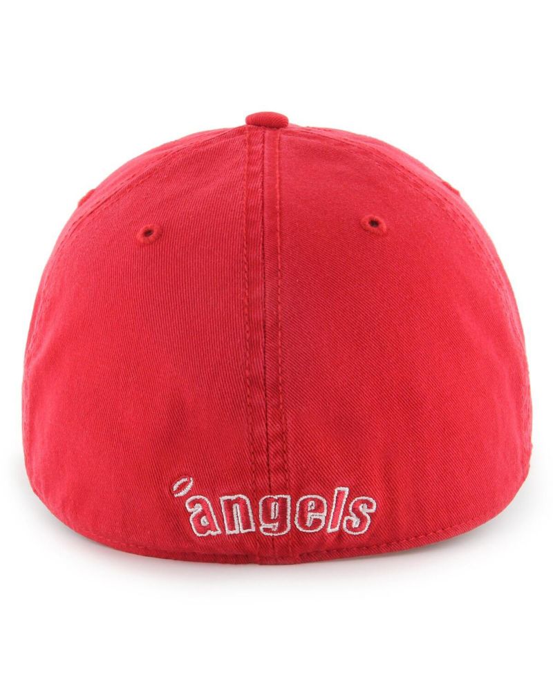 Men's Red Los Angeles Angels Cooperstown Collection Franchise Fitted Hat