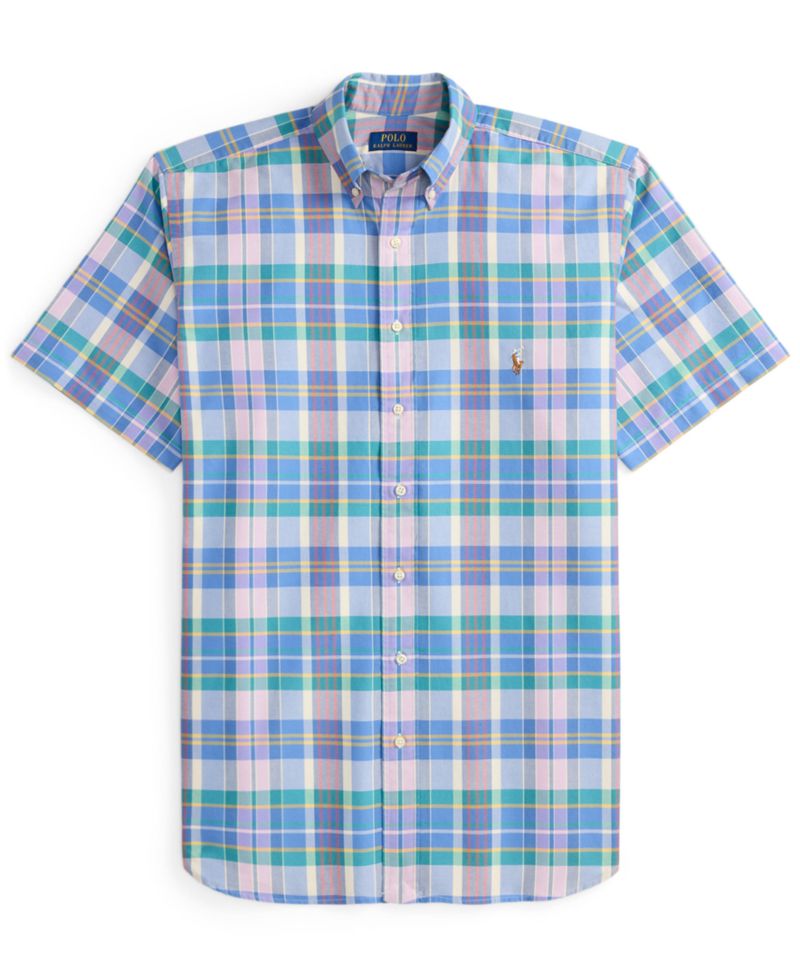 Men's Big & Tall Plaid Oxford Shirt
