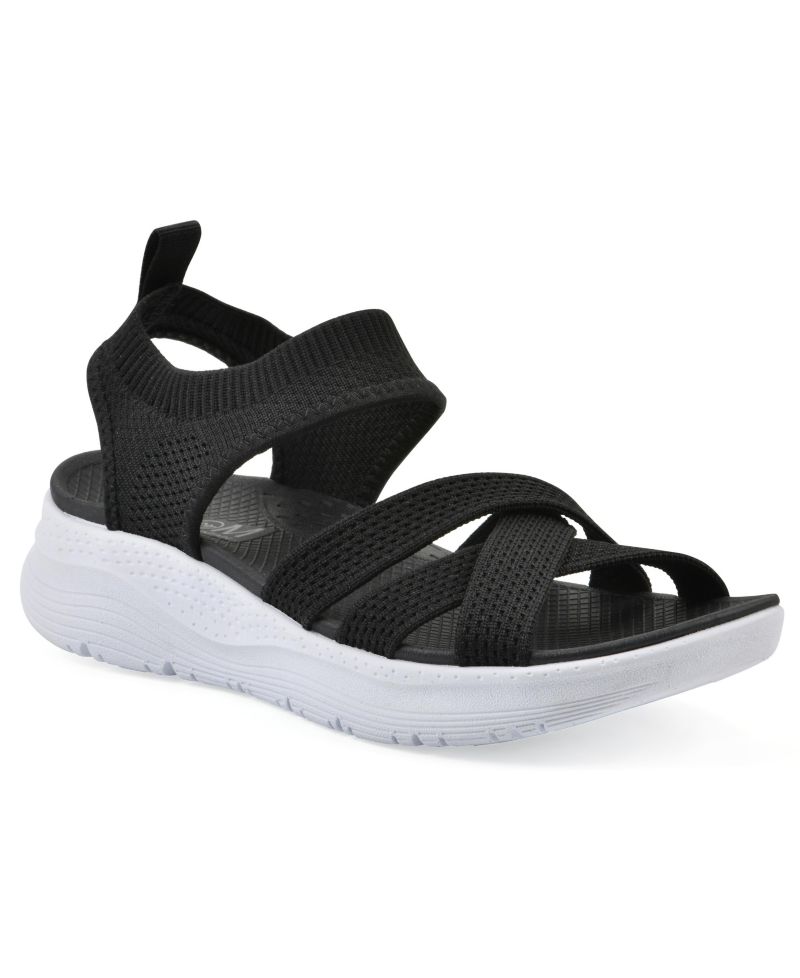 Women's Charry Round Toe Flat Sandals
