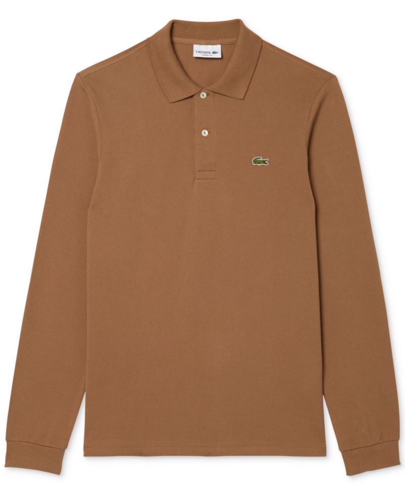 Men's Classic Fit Long-Sleeve Polo Shirt