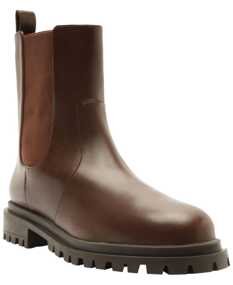 Women's Brandy Mid Block Heel Round Toe Booties