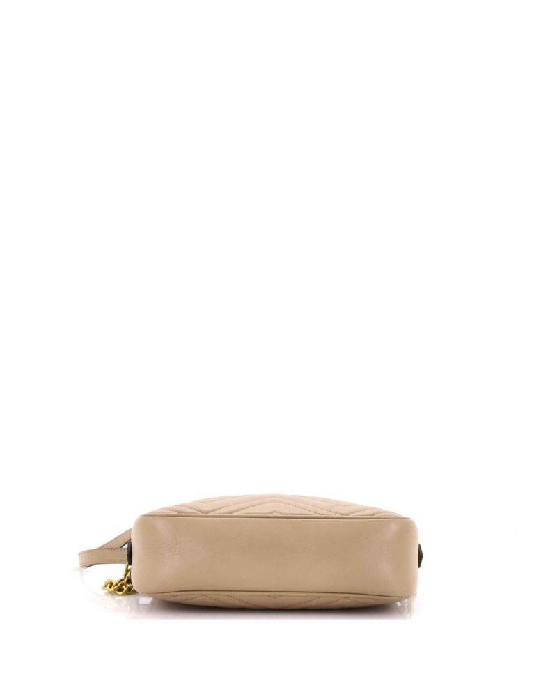 Small GG Marmont Shoulder Bag Matelasse Leather