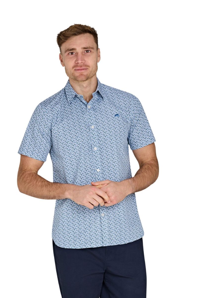 Men's Short Sleeve Cotton Poplin Shirt