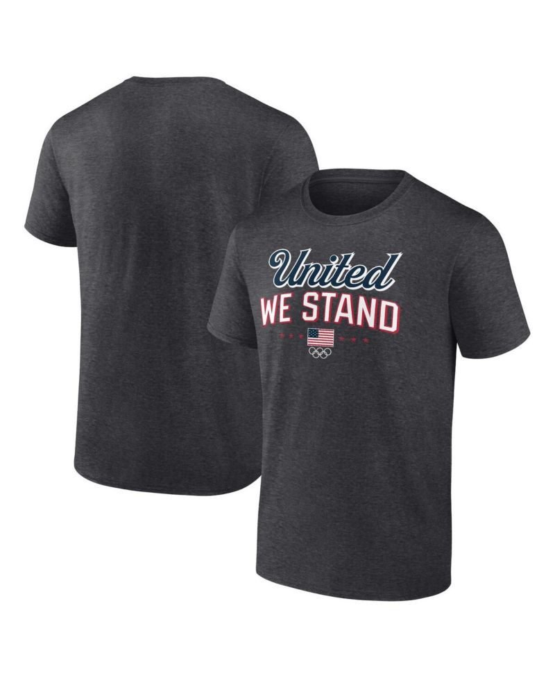 Men's Heather Charcoal Team USA Victory T-Shirt