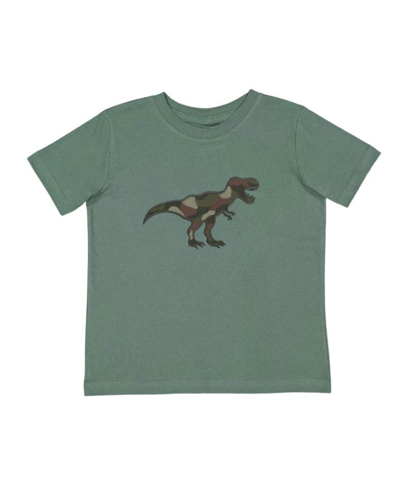 Baby Boys Camo Dino Patch Short Sleeve T-Shirt