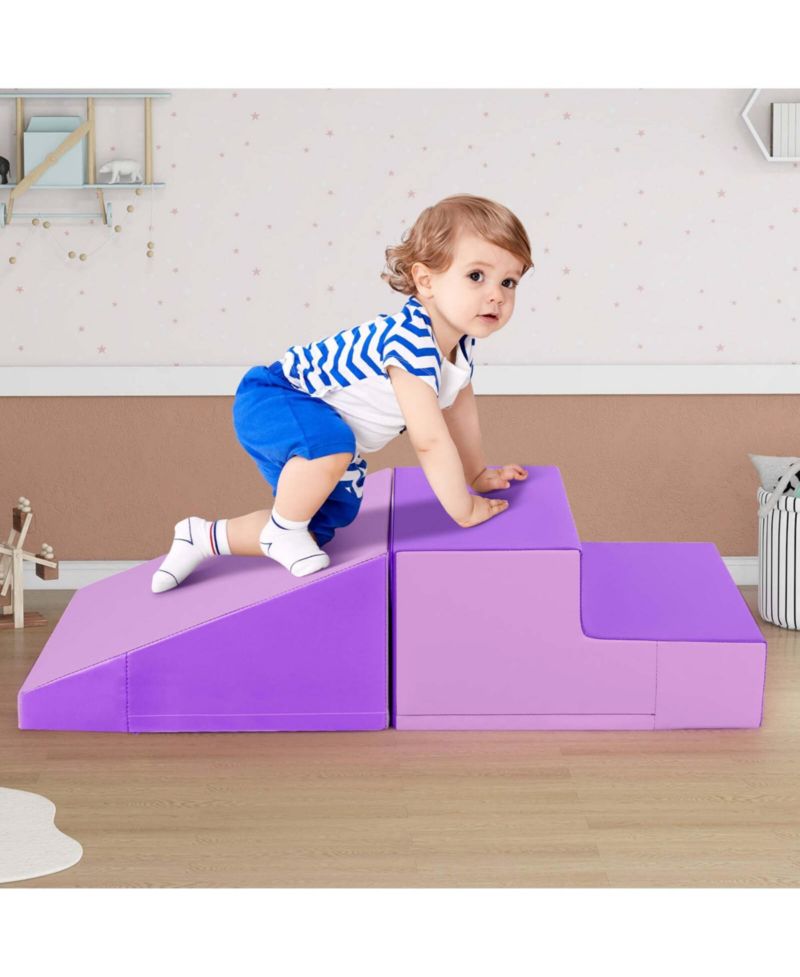 Step and Slide Climber for Infants and Toddlers Baby Foam Structure