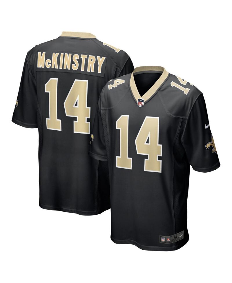 Men's Ga'Quincy McKinstry Black New Orleans Saints Player Game Jersey